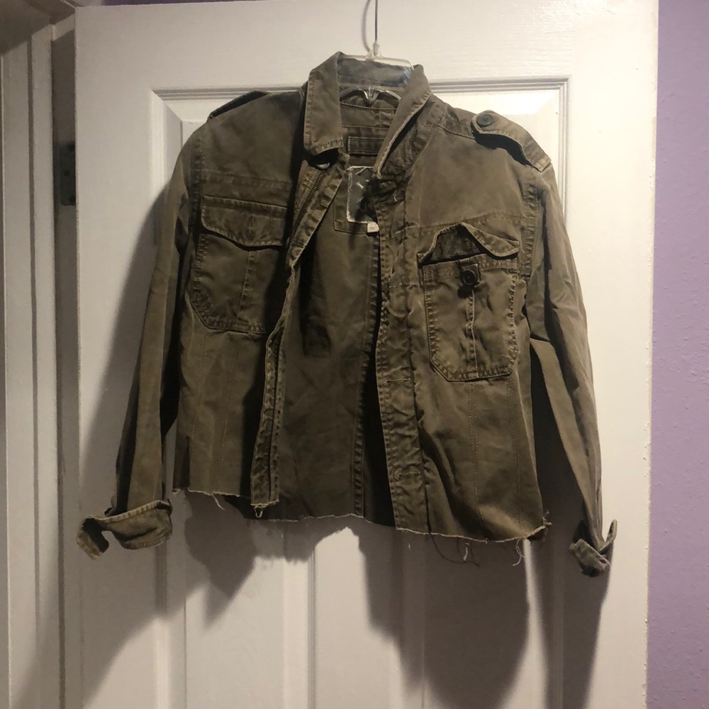 CUSTOM CUT GREEN JACKET
